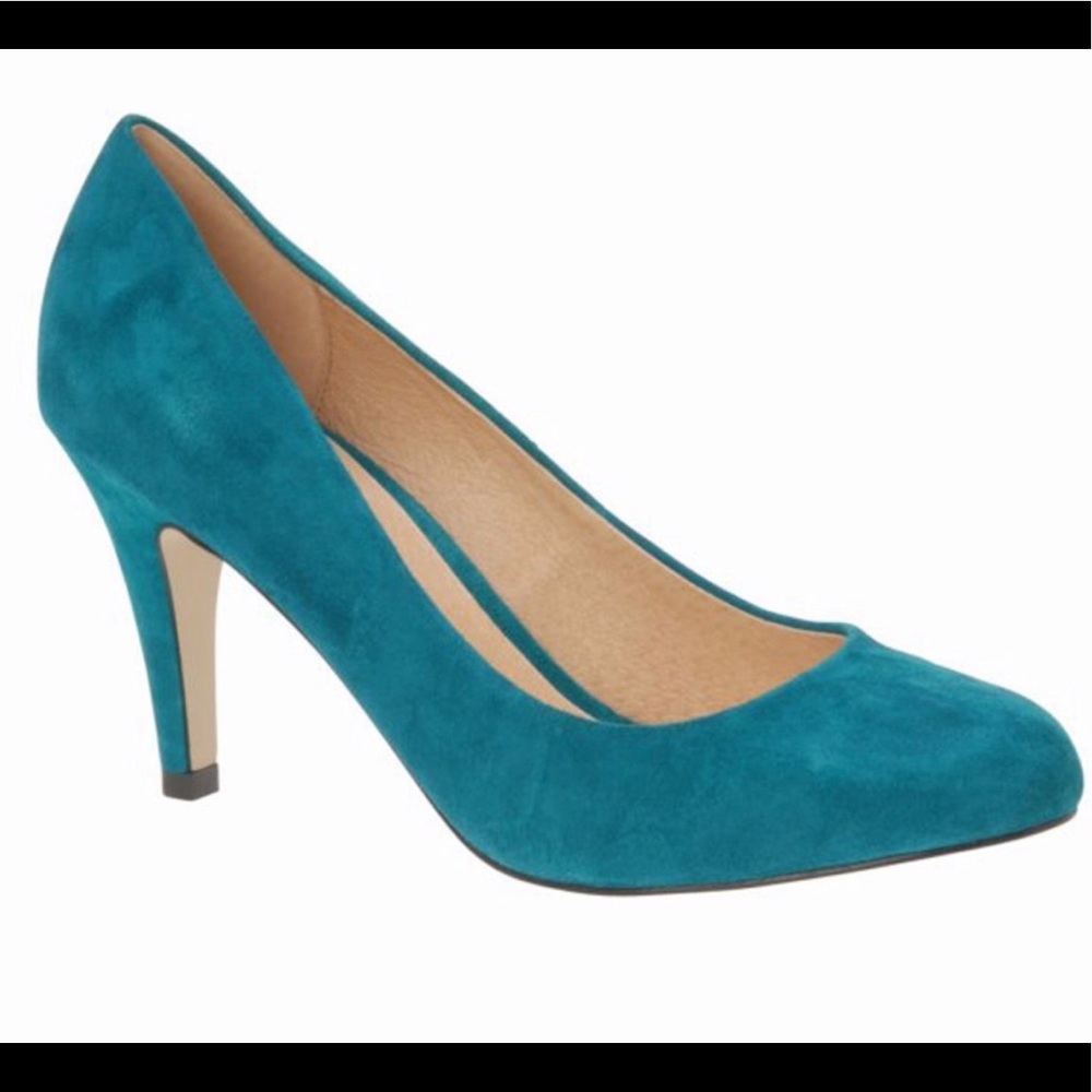 New Aldo Teal Poston Heels! Size 6
